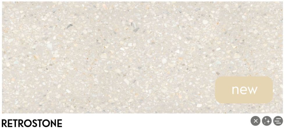 22 Retrostone 16 Bianco Absoluto e Nebbia