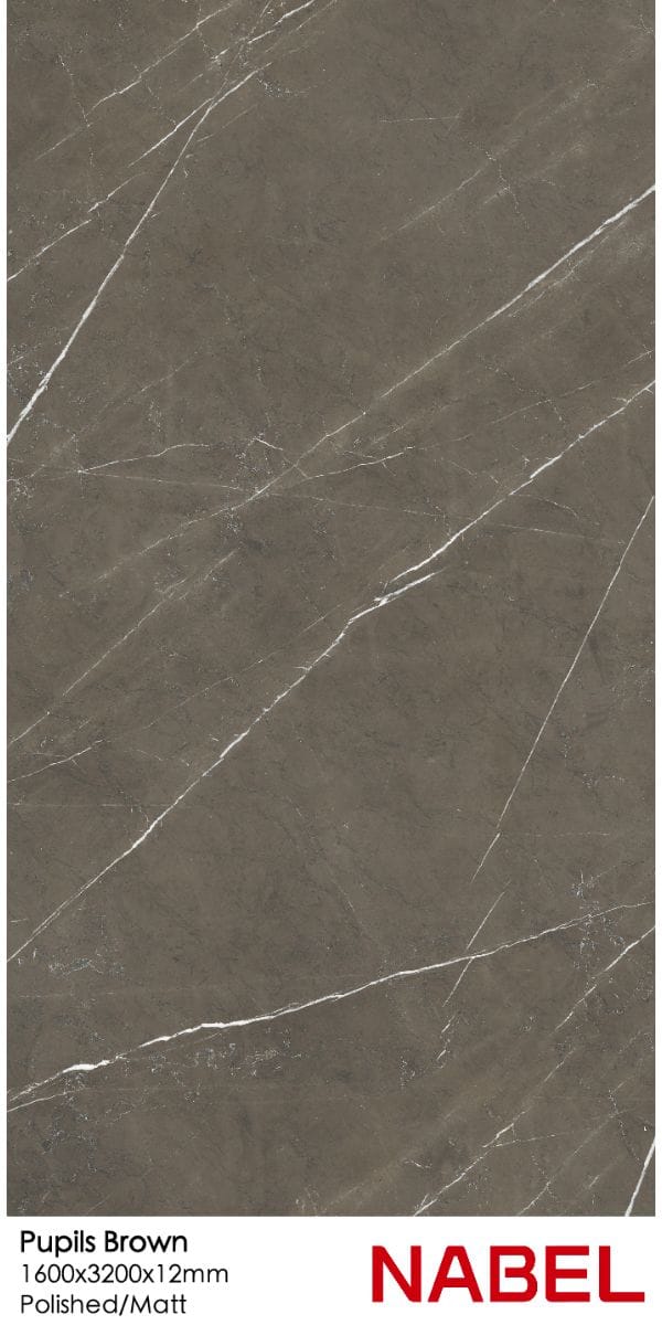 20 Nabel Pupils Brown 17 Bianco Statuario e Arabescato Oro