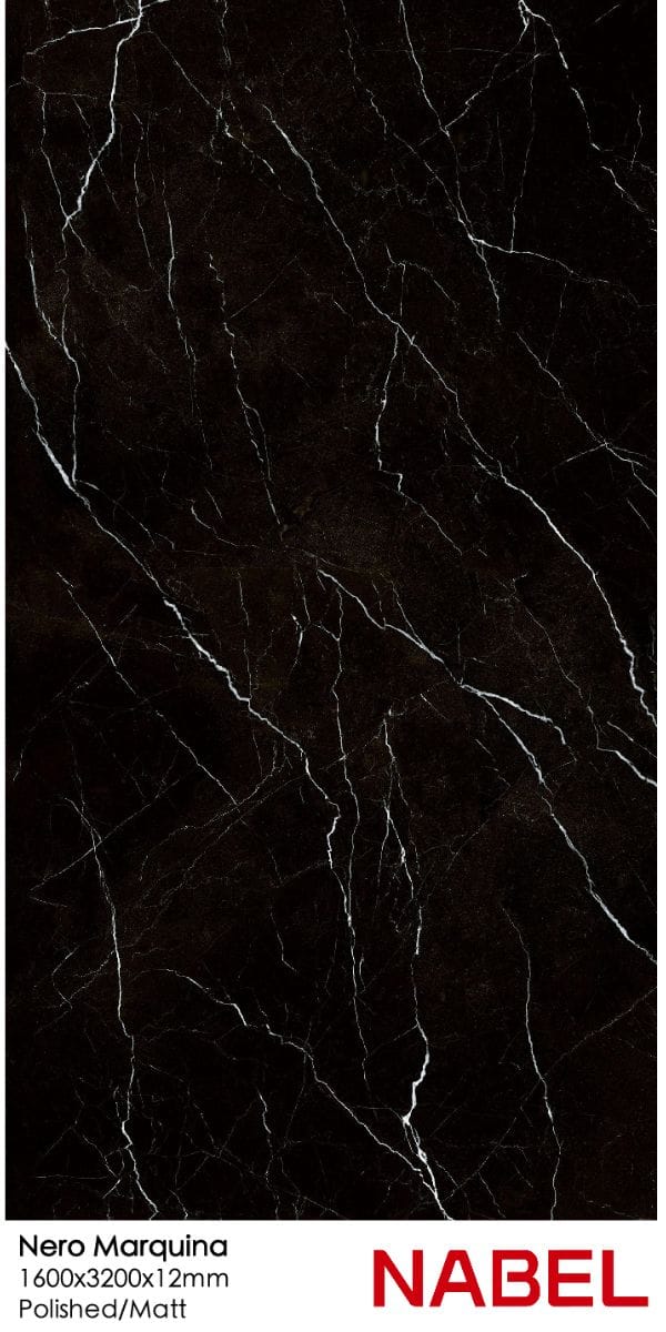 23 Nabel Nero Marquina 15 Calacatta Black