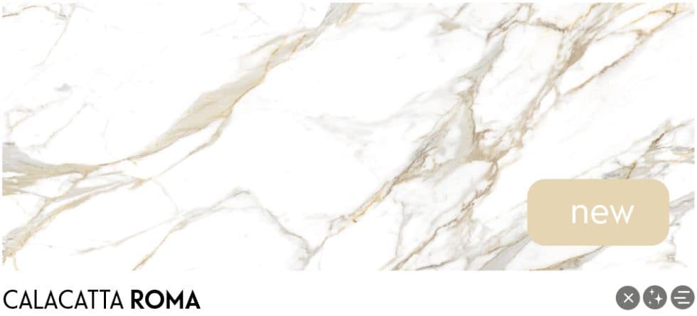 06 Calacatta Roma 21 Marmorino Oro e Fokos Talco