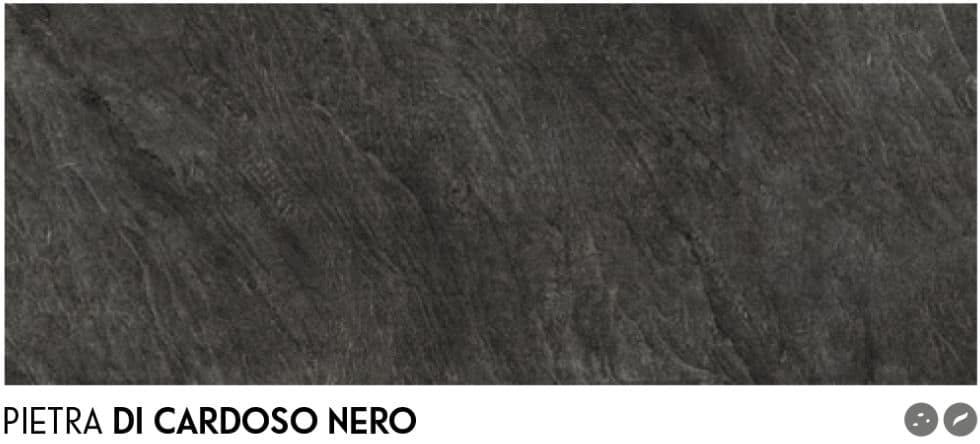40 Pietra Di Cardoso nero 16 Bianco Absoluto e Nebbia